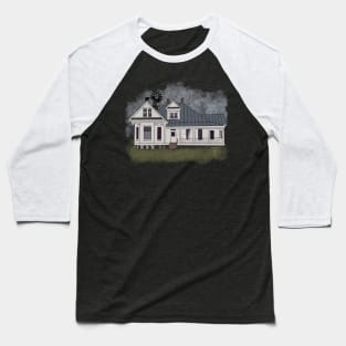 Haunted Horror Movie Home Baseball T-Shirt